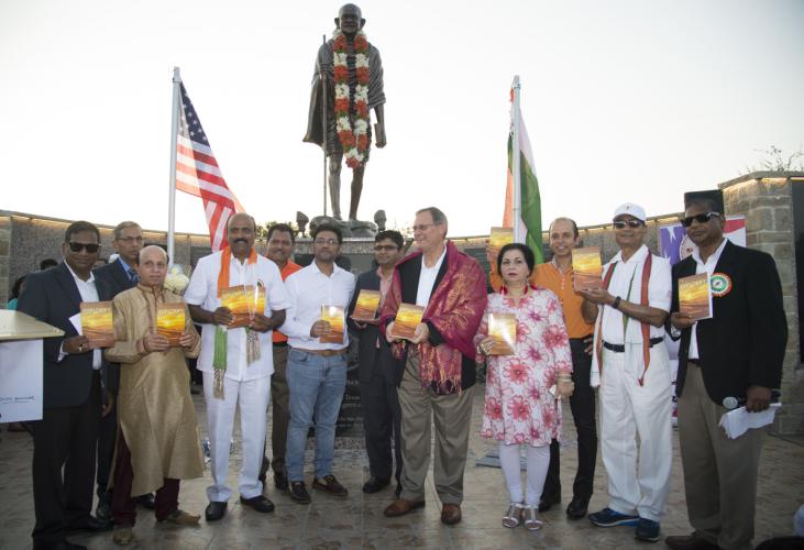 Independence Day at Mahatma Gandhi Memorial