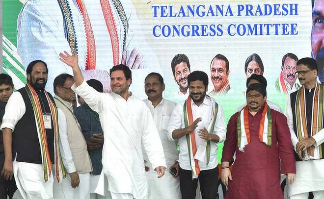 రాహుల్ పర్యటనతో తెలంగాణలో ఎన్నికల వేడి