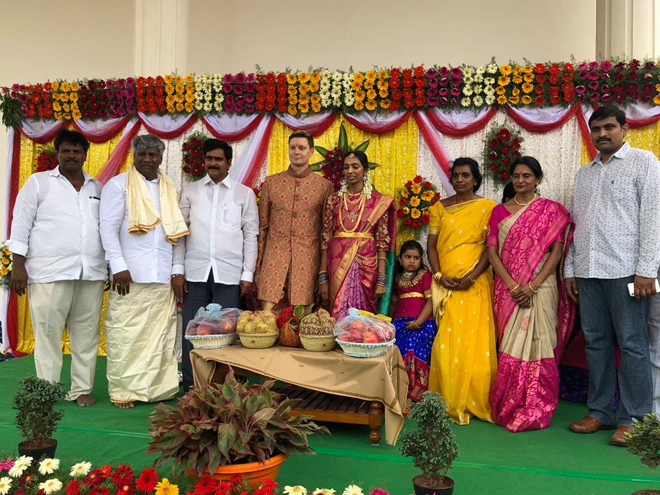 చూచువారలకు చూడముచ్చటగా…  జయరామ్‌ కోమటి కూతురి కళ్యాణ వేడుకలు ప్రారంభం