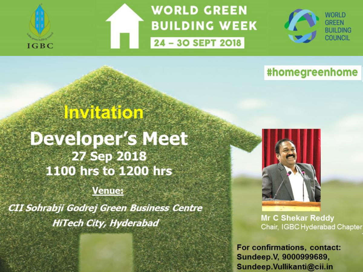 Developer’s Meet at Hitech City on 27 Sept 2018