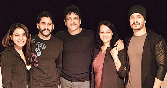 అమెరికా పర్యటనలో అక్కినేని కుటుంబం