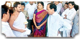 Heavy Arrangements To Ayutha Chandi Yagam 