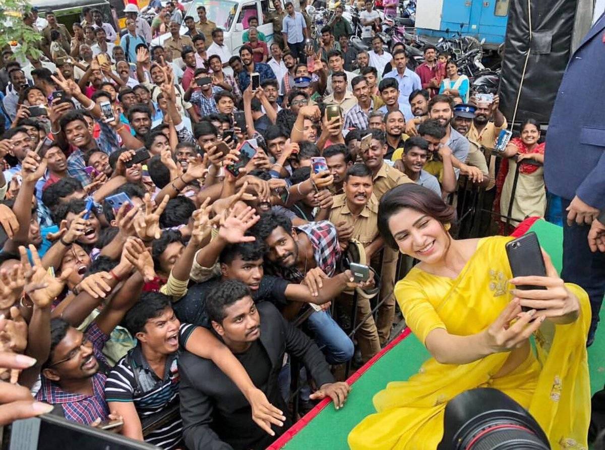 మదురైలో సమంత సందడి