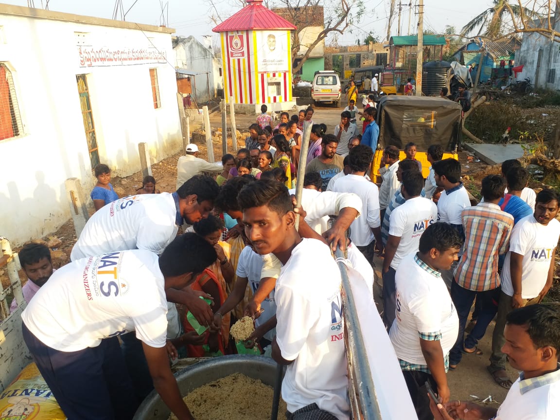 తిత్లీ బాధితులకు నాట్స్ ముమ్మర సహాయ కార్యక్రమాలు