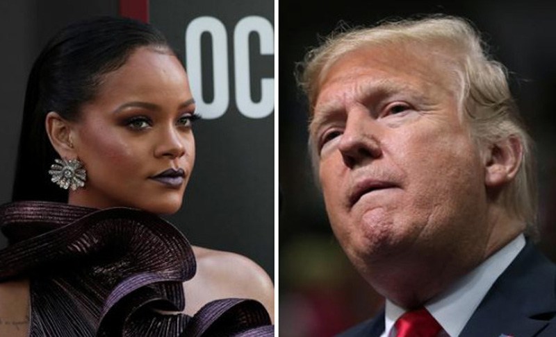 డొనాల్డ్ ట్రంప్ కు షాక్ ఇచ్చిన పాప్ సింగర్