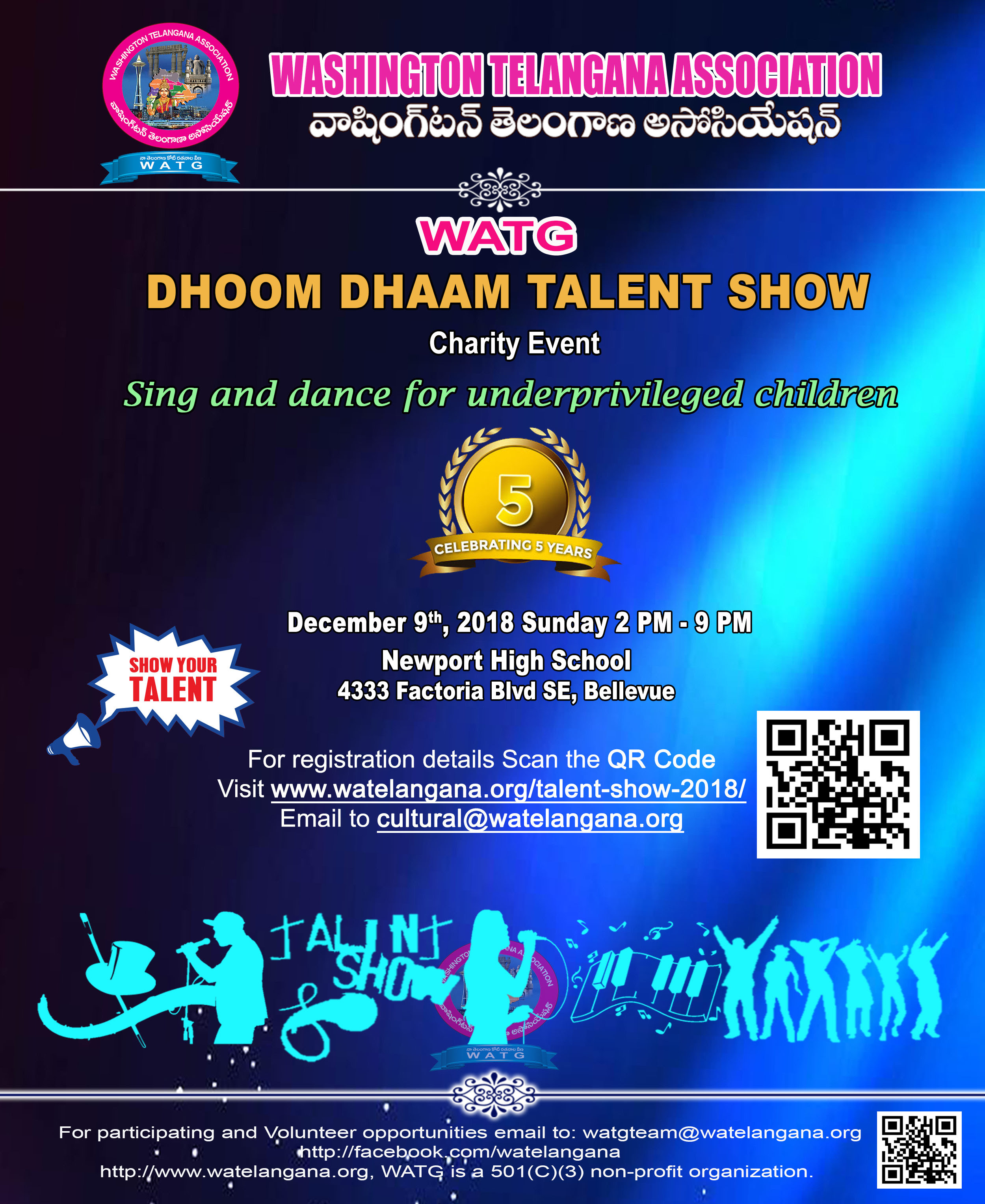 WATG Dhoom Dham Talent Show 2018 Registrations are Open !!!