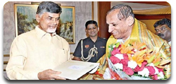 Chandrababu Invites Governor For Amaravathi Foundation Stone Ceremony 