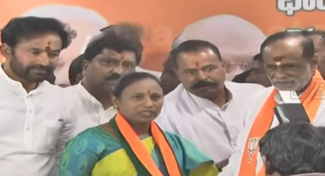 బీజేపీలో చేరిన మాజీ ఎమ్మెల్యే బొడిగే శోభ