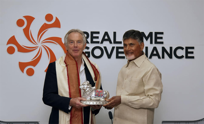 ఆర్టీజీఎస్ ను సందర్శించిన టోనీ బ్లెయిర్