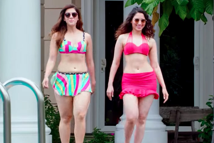 ఇద్దరూ బికినీలో రావటం మాస్ కోసమేనట