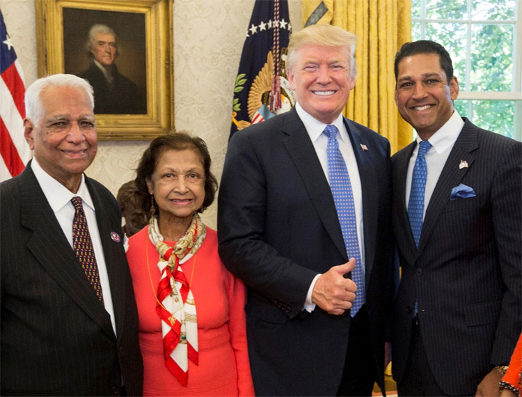ట్రంప్ సలహా సంఘంలో భారతీయ అమెరికన్