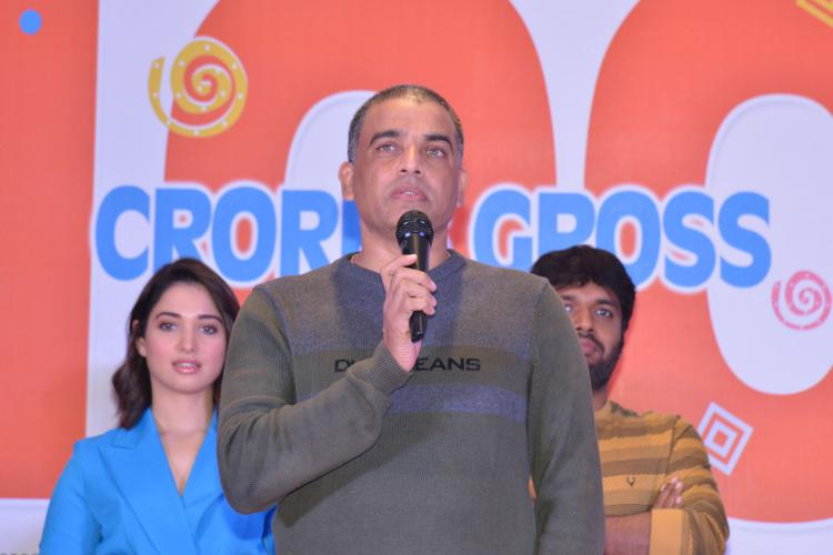 ‘ఎఫ్ 2 ‘ 100కోట్ల గ్రాస్ ను సాధించినందుకు సంతోషంగా ఉంది- నిర్మాత దిల్ రాజు