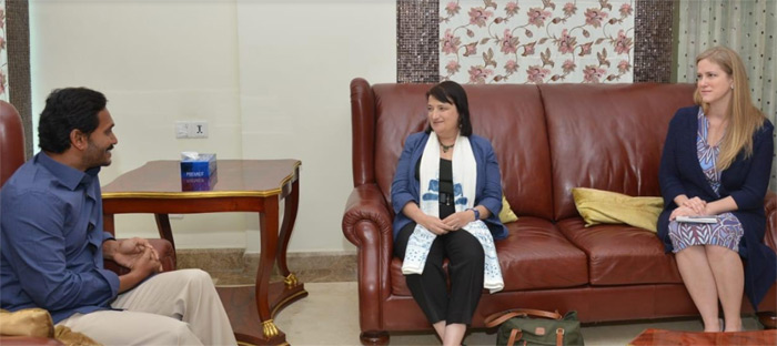 అమెరికన్‌ కాన్సులేట్‌ జనరల్‌ కలిసిన వైయస్‌ జగన్‌