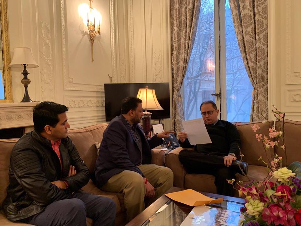 Jay Talluri met Consul General in New York