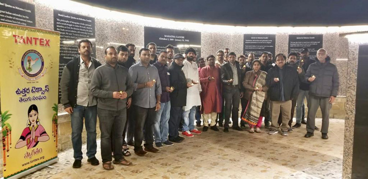 ఉత్తర టెక్సాస్ తెలుగు సంఘం ఆధ్వర్యంలో CRPF జవాన్లకి ఆశ్రు నివాళి