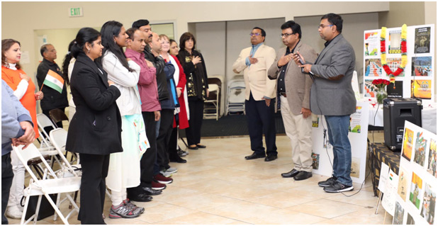 Candlelight Vigil held in Sacramento California to pay honor to the Pulwama terrorist attack victims