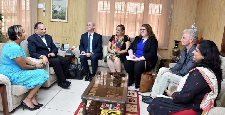 సచివాలయంలో ఆస్ట్రేలియన్ బృందంతో డా.ఎస్.కె.జోషి