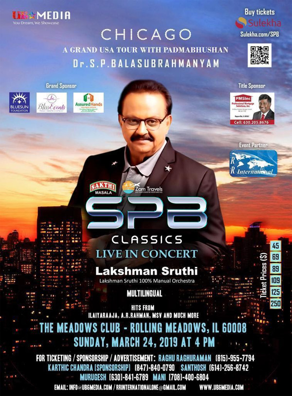 SPB Classics Live in Concert on 24th Mar 2019