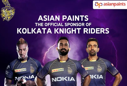 Asian Paints Announces Sponsorship with Kolkata Knight Riders for  Vivo Indian Premier League (IPL) 2019