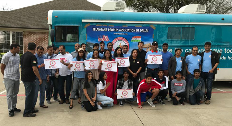 డాలస్ తెలంగాణ ప్రజాసమితి (టీపాడ్) నిర్వహణలో విజయవంతంగా ముగిసిన “రక్తదాన శిబిరం”