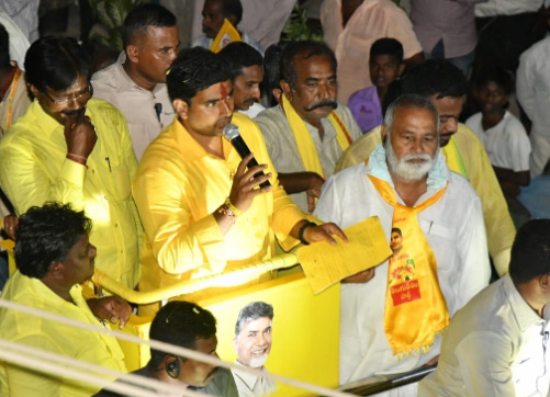 తాను గెలిస్తే…మంగళగిరిని ఆదర్శ నియోజకవర్గంగా మారుస్తా