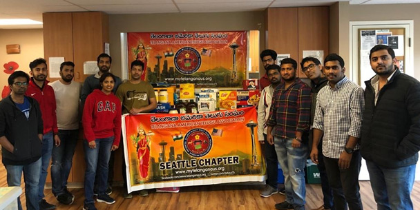 TATA Seattle’s Food drive for The Sophia Way