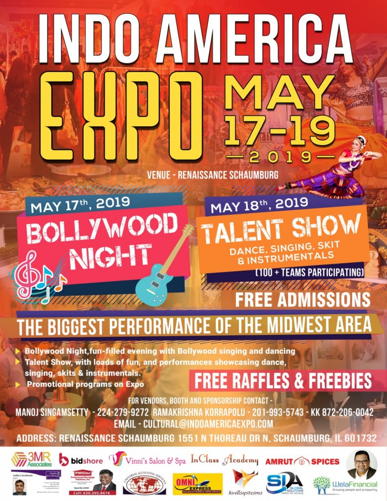 Indo America Expo from May 17 to May 19 Indo America Expo from May 17 to May 19