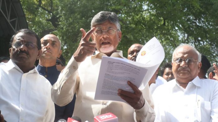 ఏ ఆధారాలతో చంద్రగిరిలో రీపోలింగ్ : చంద్రబాబు