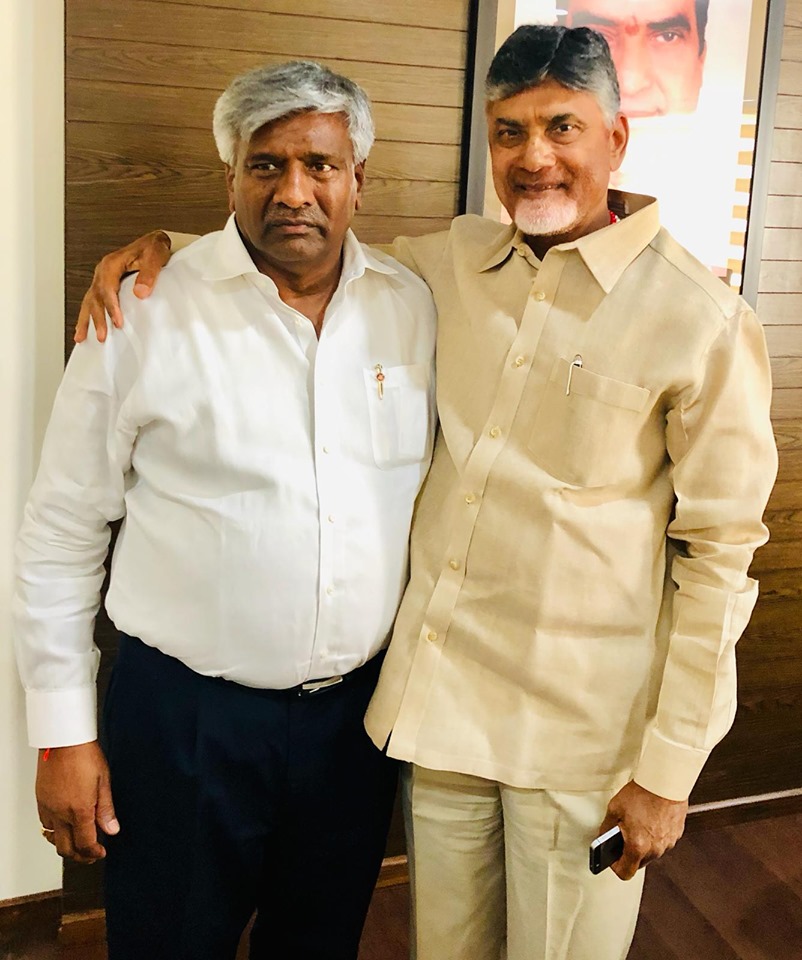 చంద్రబాబును కలిసిన జయరామ్‌ కోమటి