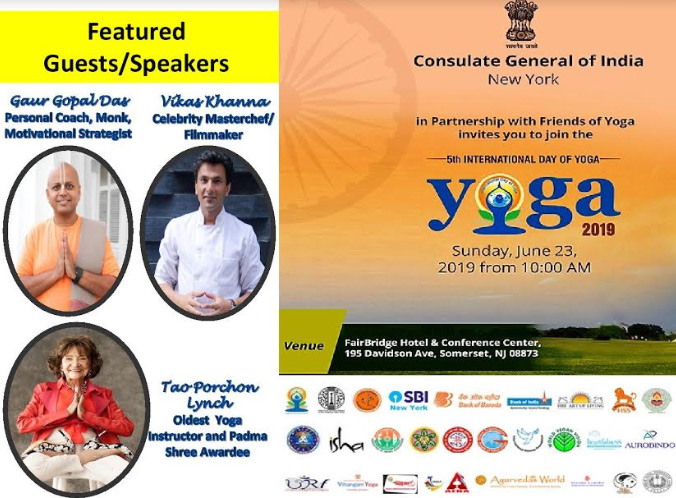 5th International Day of Yoga in NY on 23 June 2019 5th International Day Of Yoga In Ny On 23 June 2019