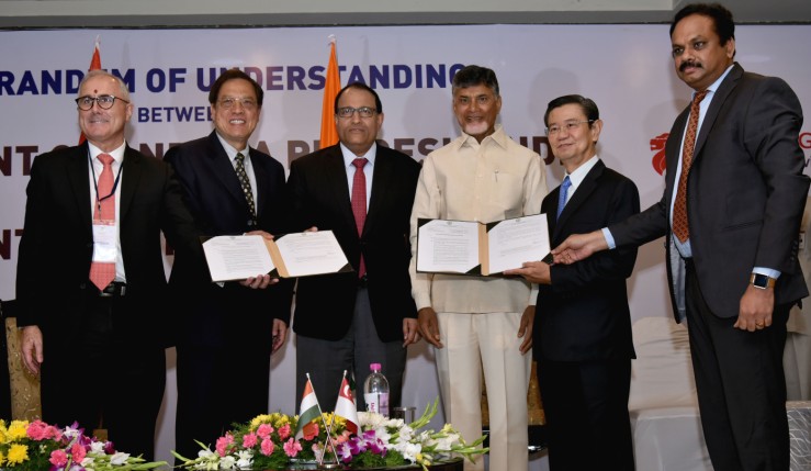 సింగపూర్ తో ఏపీ ప్రభుత్వం ఒప్పందం