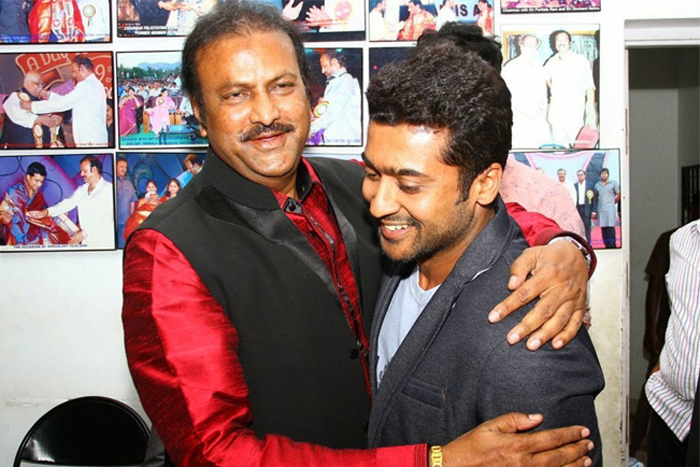 సూర్య సినిమాలో మోహన్ బాబు