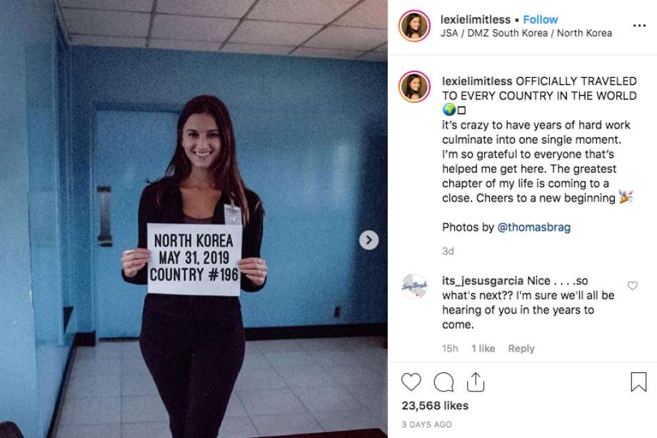 ఆమె వయసు 21…తిరిగొచ్చిన దేశాలు 196