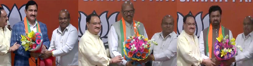 భాజపాలో చేరిన సుజనాచౌదరి, టీజీ వెంకటేశ్‌, సీఎం రమేశ్‌