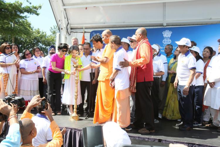 Fifth International Yoga Day Celebrations in New Jersey