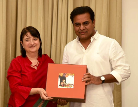 కేటీఆర్‌తో యూఎస్‌ కాన్సులేట్‌ జనరల్‌ భేటీ