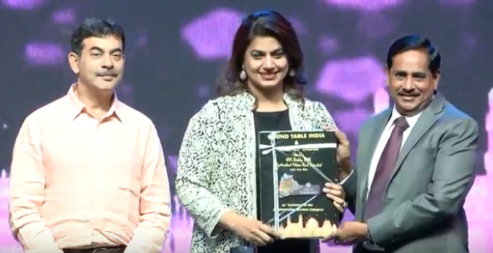 HMRL MD gets “Pride of Telangana” award