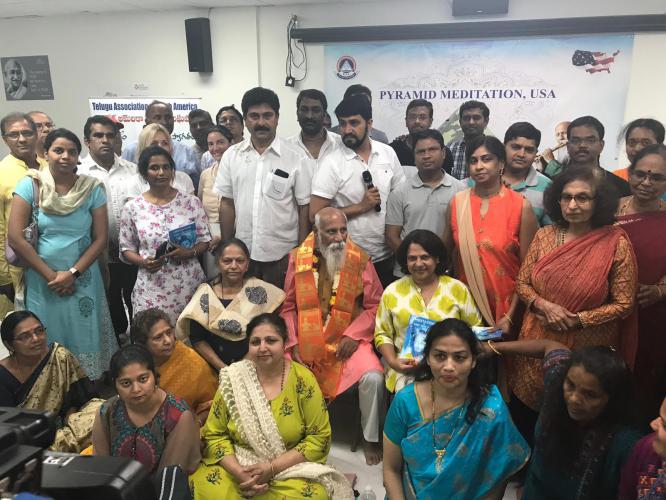 Tana In Association With Pssm Conducted Meditation With Brahmarshi Pitamaha Patriji 