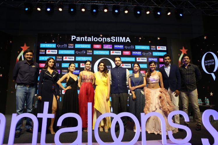 Film Celebrities at SIIMA 2019 Curtain Raiser