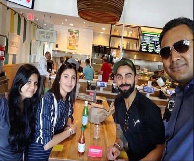 అమెరికా పర్యటనలో విరాట్‌, అనుష్క