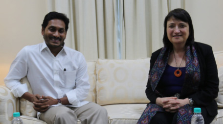 అమెరికా కాన్సుల్‌ జనరల్‌ను కలిసి ఏపీ సీఎం