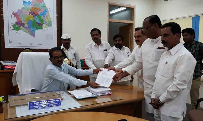 ఎమ్మెల్సీ స్థానానికి గుత్తా నామినేషన్‌