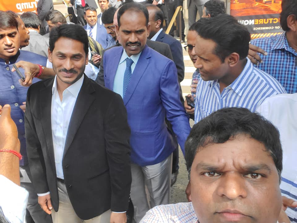 వాషింగ్టన్ డీసీలో జగన్కు ఘన స్వాగతం
