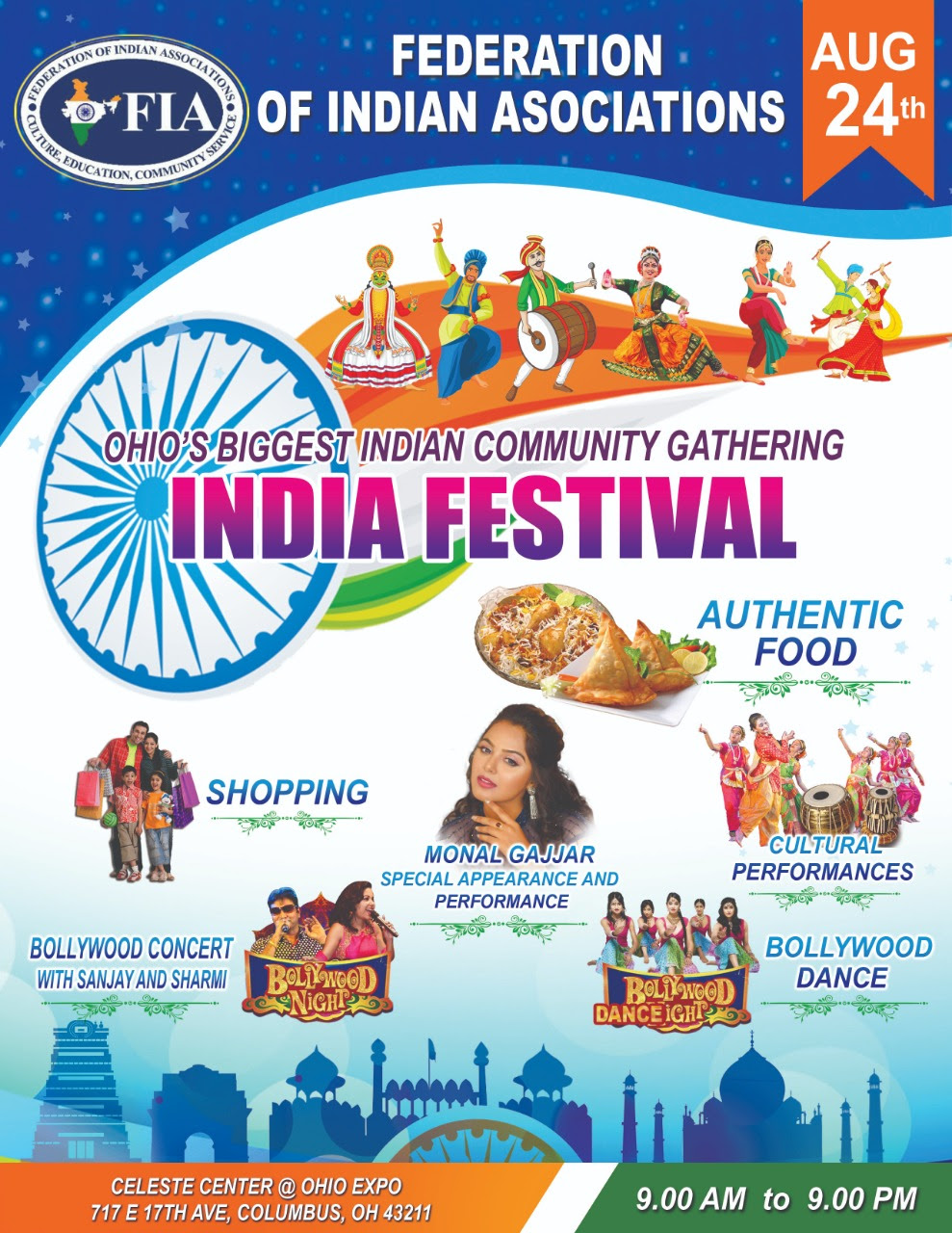 FIA presents India Festival on 24th Aug 2019