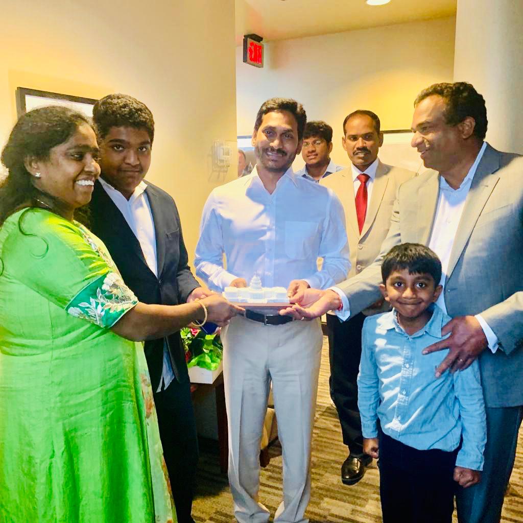 వాషింగ్టన్ డీసీలో జగన్కు ఘనంగా వీడ్కోలు
