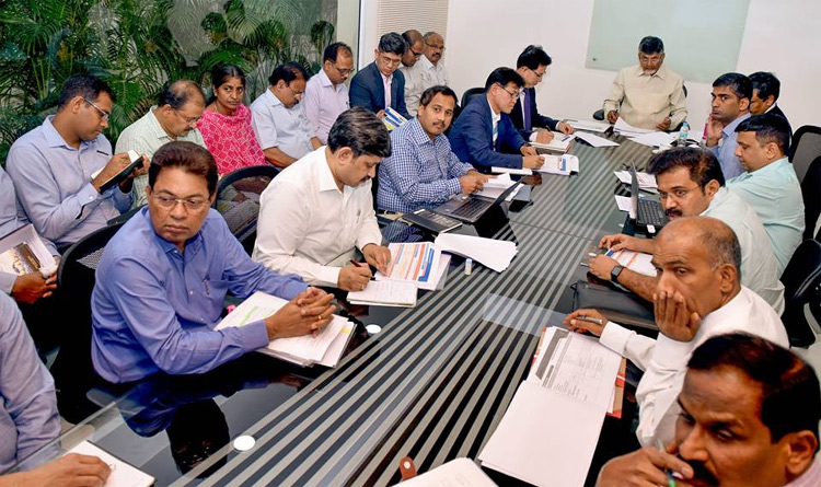 Chandrababu Naidu met with representatives from Kia Motors