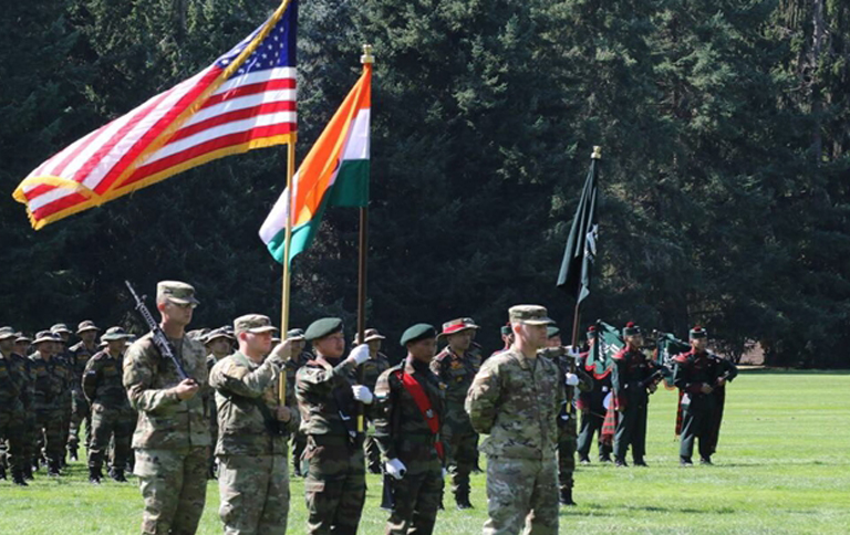 భారత్‌ -అమెరికా ఉమ్మడి సైనిక విన్యాసాలు