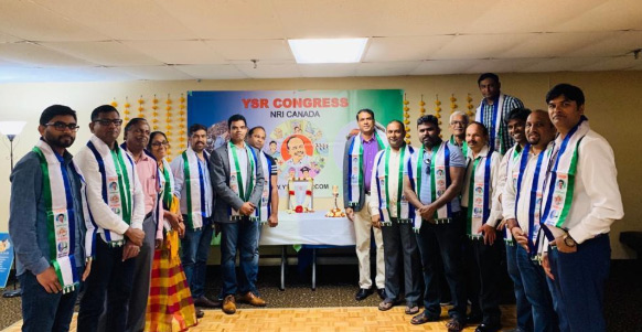 కెనడాలో వైఎస్‌ఆర్‌ కు ఘన నివాళి