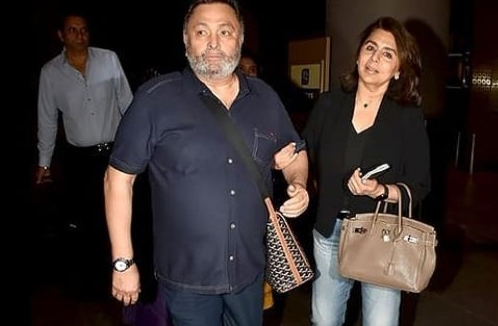 న్యూయార్క్‌ నుండి ముంబైకి వచ్చిన రిషీ కపూర్‌