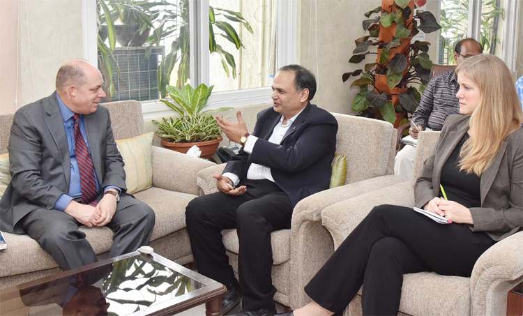 సీఎస్‌ జోషీతో అమెరికా కాన్సులేట్‌ జనరల్‌  భేటీ